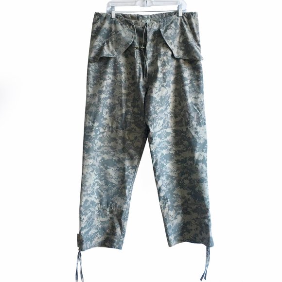 Green nylon camouflage weatherproof military army surplus tactical pants - Picture 1 of 7